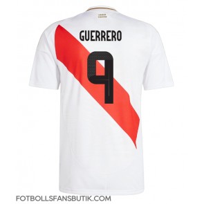 Peru Paolo Guerrero #9 Replika Hemmatröja Copa America 2024 Kortärmad